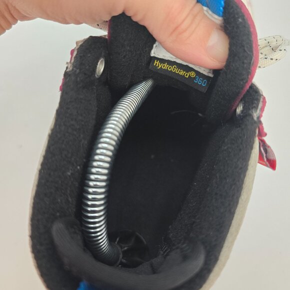 Vans | SK8-HI MTE-2 red leopard print colorful outdoor sporty sneakers | WMS 9.5 - Picture 6 of 10